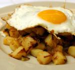 Canadian Potato And Onion Hash With A Fried Egg Recipe Appetizer