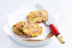 American Bacon And Corn Fritters Recipe Appetizer