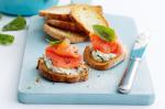 American Basil And Smoked Trout Crostini Recipe Dinner