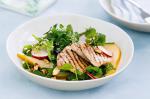American Pear and Pecan Salad With Maple Mustard Pork Recipe BBQ Grill