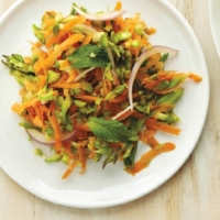 American Asparagus and Carrot Slaw Appetizer