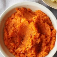 American Mashed Carrots with Honey and Chili Powder Dinner
