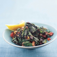 American Saute-steamed Swiss Chard Appetizer