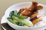 Honey Teriyaki Chicken With Steamed Greens Recipe recipe