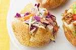 American Chicken And Coleslaw Jacket Potatoes Recipe Appetizer