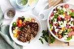 American Oregano and Lemon Lamb Chops With Greek Salad Recipe Dinner