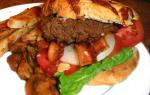 Chilean Grilled Bacon Burgers Dinner