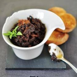 American Tapenade from Black Olives Dried Tomatoes and Basil Appetizer