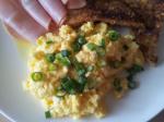 American Creamy Scrambled Eggs in the Microwave Appetizer