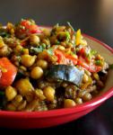 Moroccan Moroccan Eggplant With Garbanzo Beans Dinner