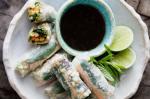 Canadian Tempeh and Vegetable Rice Paper Rolls Recipe Dinner