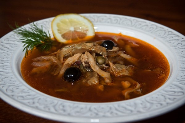 Canadian Mushroom Solyanka Soup Dinner