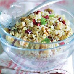 American Salad of Quinoa and Bulgur Dessert