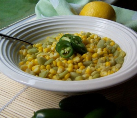 American Eastern Shore Succotash Dinner