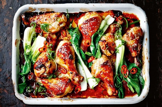 American Sticky Honey Chicken Drumsticks Recipe Drink