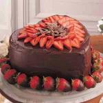 Canadian Victorian Strawberry Chocolate Cake Dessert