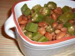 American Ranch Style Beans With Okra Appetizer