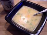French Cheddar Beer Soup Appetizer