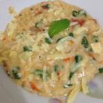 American Risotto of Brie with Dry Tomatoes Appetizer