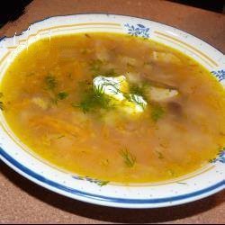 Canadian Soup with Frozen Mushrooms Appetizer