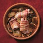 British Roasted Baconwrapped Rabbit Recipe Appetizer