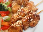 Chinese Hoisin Chicken Kebabs Dinner