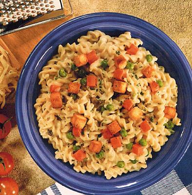 Italian Fusilli Cheddar Bake Dinner