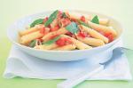 American Balsamic Tomato And Basil Penne Recipe Dinner