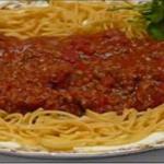 Italian Easy Spaghetti with Homemade Meat Sauce Drink