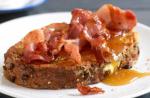 French Harry Eastwoods French Toast with Bacon Breakfast