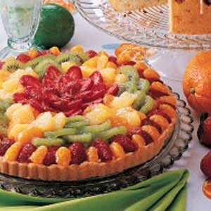 Canadian White Chocolate Fruit Tart Dessert