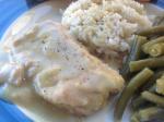 American Slow Cook Down Home Pork Chops and Gravy Appetizer