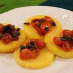 American Polenta Grillada with Dried Tomatoes Appetizer