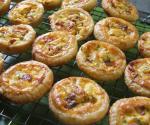 American Mini Tomato and Basil Tartlets Appetizer