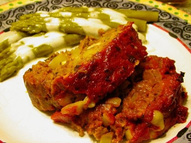 Italian Cheese Stuffed Italian Meatloaf Dinner