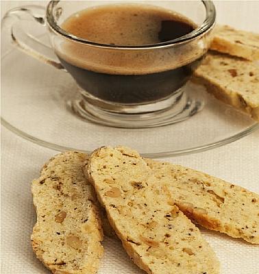 Italian Fennel Spiced Asiago Biscotti Dessert