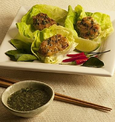 Malaysian Malaysian Fish Cakes With Easy Dipping Sauce Appetizer