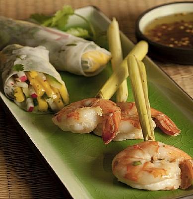 Thai Thai Shrimp On Lemongrass Skewers Dinner