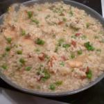 American Risotto of Shrimp with Dry Tomatoes Appetizer