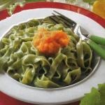 American Green Tagliatelle with Carrots Dinner