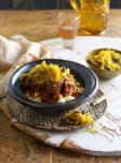 Moroccan Tfaya with Lamb Tagine and Couscous Appetizer