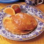 Canadian Sunrise Orange Pancakes Breakfast