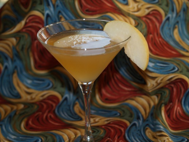 American Asian Pear And Ginger Martini Drink