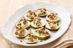American Pear Goats Cheese And Candied Walnut Bites Recipe Dinner