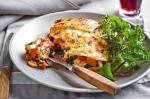 American Pumpkin Spinach and Ricotta Lasagne With Bacon Recipe Appetizer
