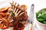 American Spinachstuffed Lamb Racks With Sticky Oranges Recipe BBQ Grill