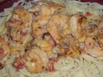 American Vickis Shrimp Pasta Dinner