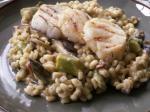 American Barley Risotto With Asparagus and Shiitakes Appetizer