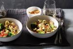 British Broccoli Pasta with Anchovies Chilli and Currants Appetizer