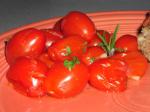 American Grilled Cherry Tomatoes With Garlic Appetizer